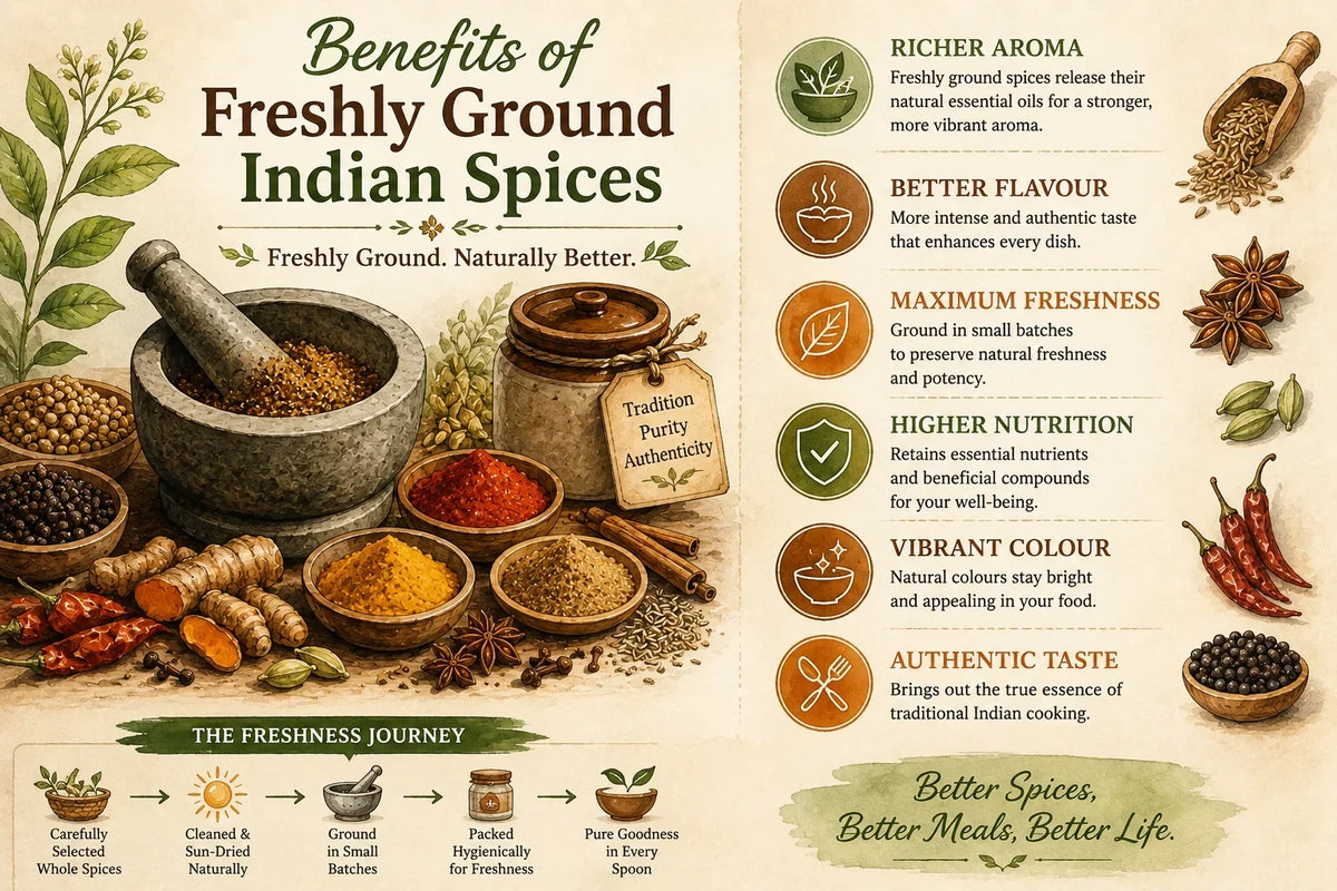 Benefits of Freshly Ground Indian Spice