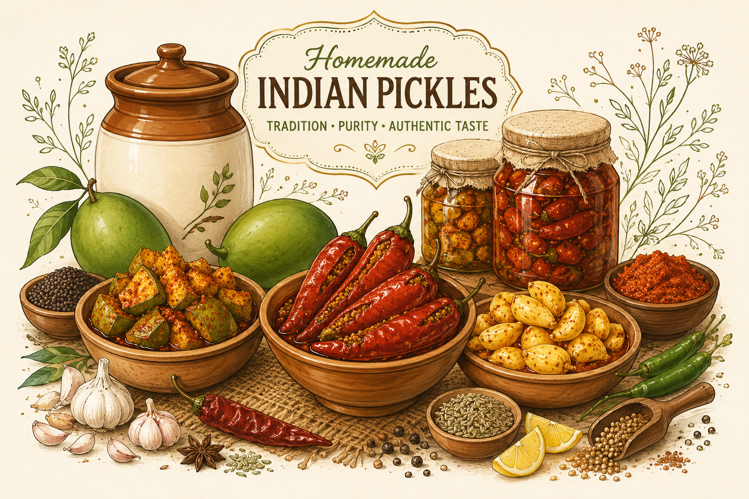 Why Homemade Indian Pickles Taste Better Than Store-Bought Pickles: A Complete Guide