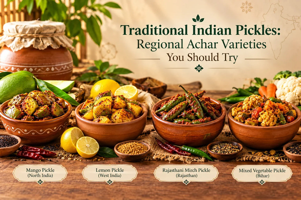Traditional Indian Pickles: Regional Achar Varieties You Should Try