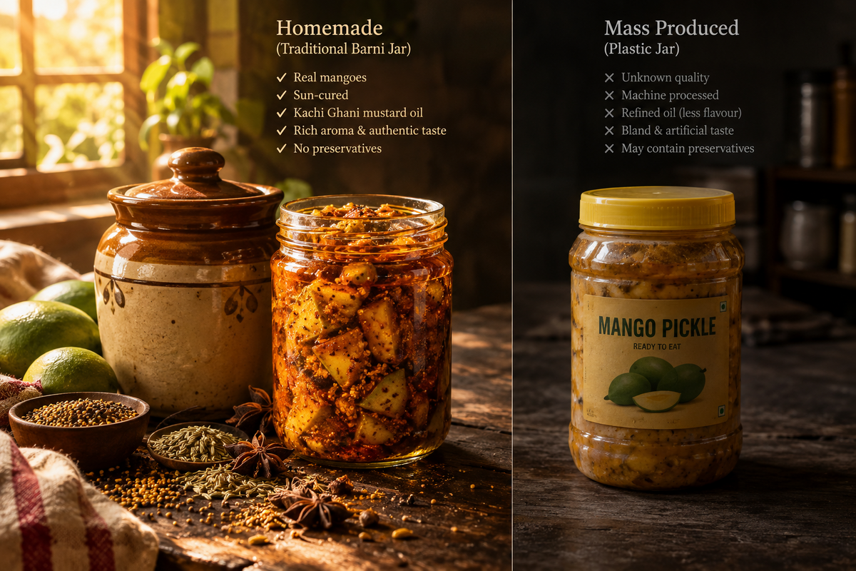 Why Homemade Pickles Taste Better Than Store-Bought Pickles: A Complete Guide to Authentic Indian Flavours