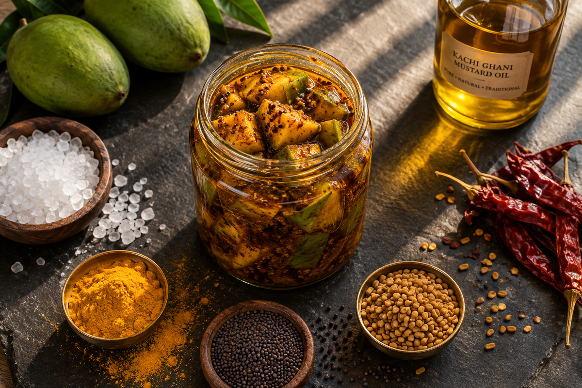 Why Traditional Indian Pickles Use Oil, Salt & Spices