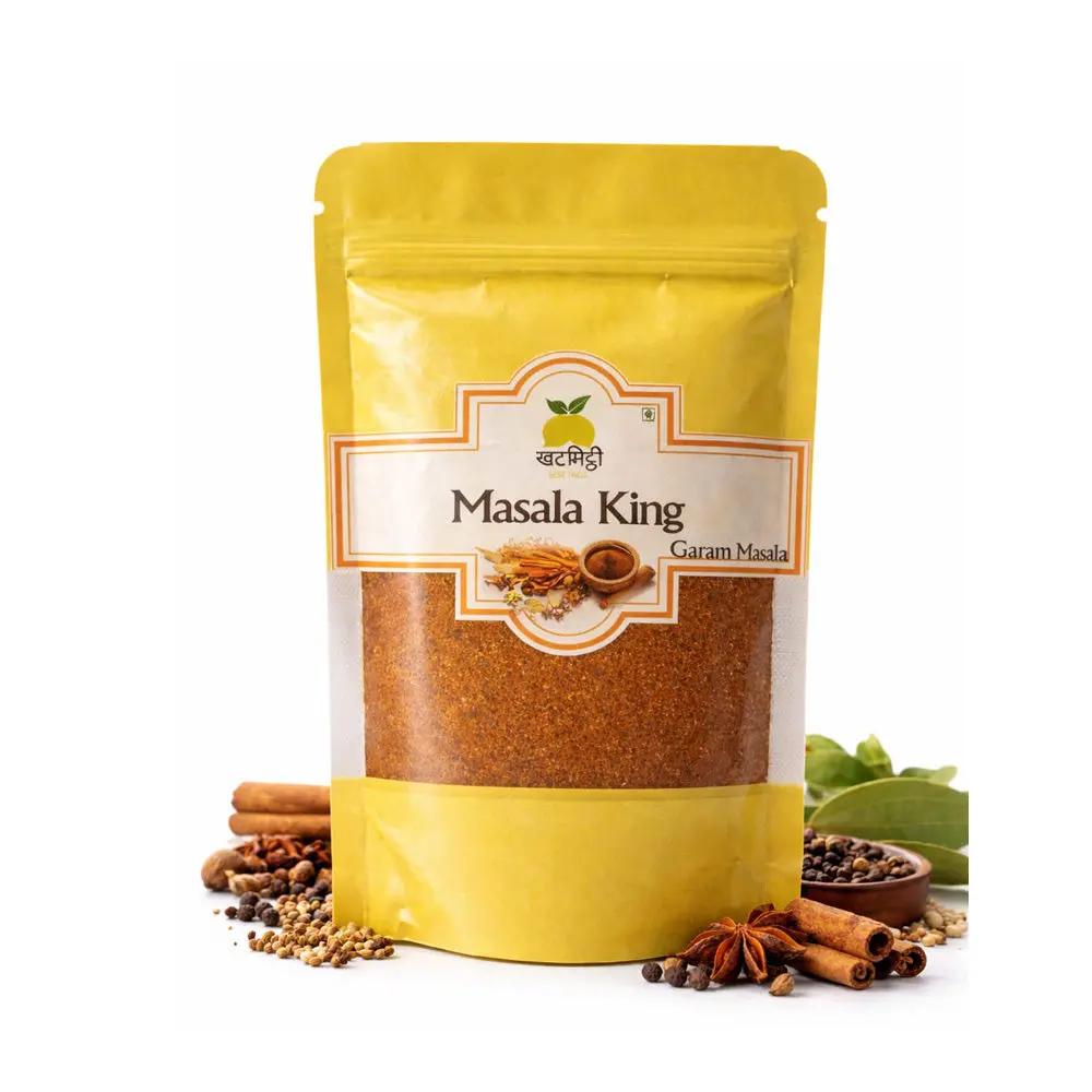 Premium Khat Mitthi Garam Masala crafted from carefully selected whole spices to enhance the flavour of curries, paneer, vegetables, dals, and biryani.