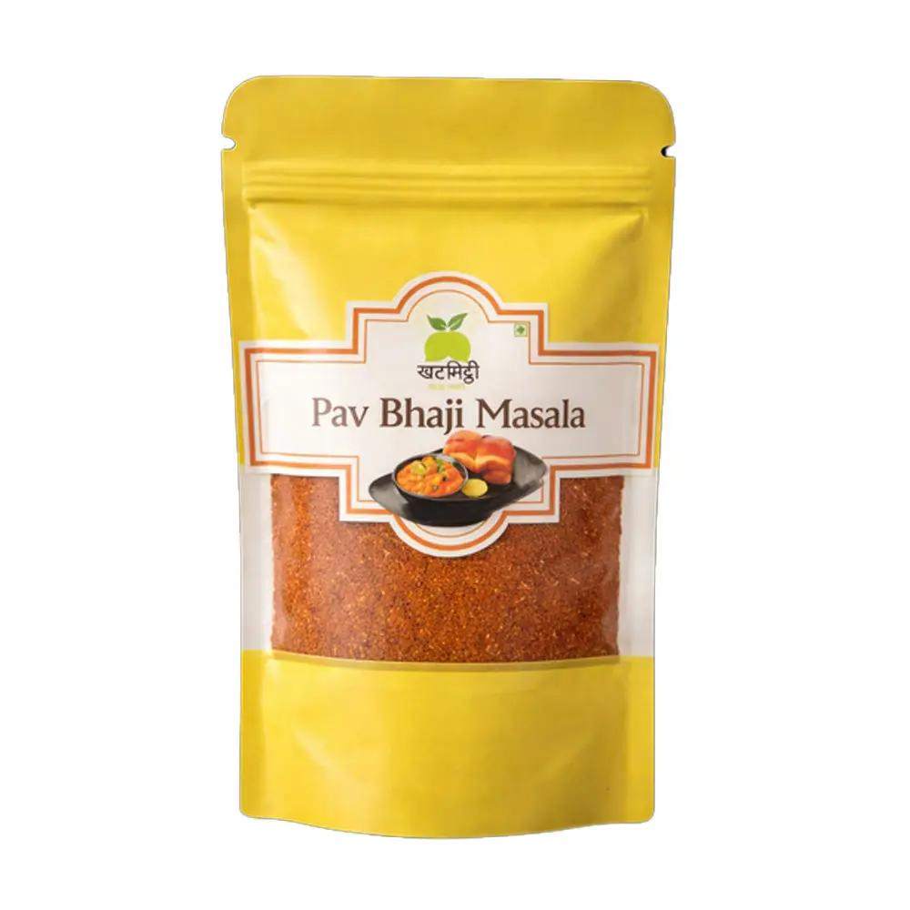 Premium Khat Mitthi Pav Bhaji Masala crafted from carefully selected whole spices to create rich, flavourful Mumbai-style pav bhaji and other Indian dishes.