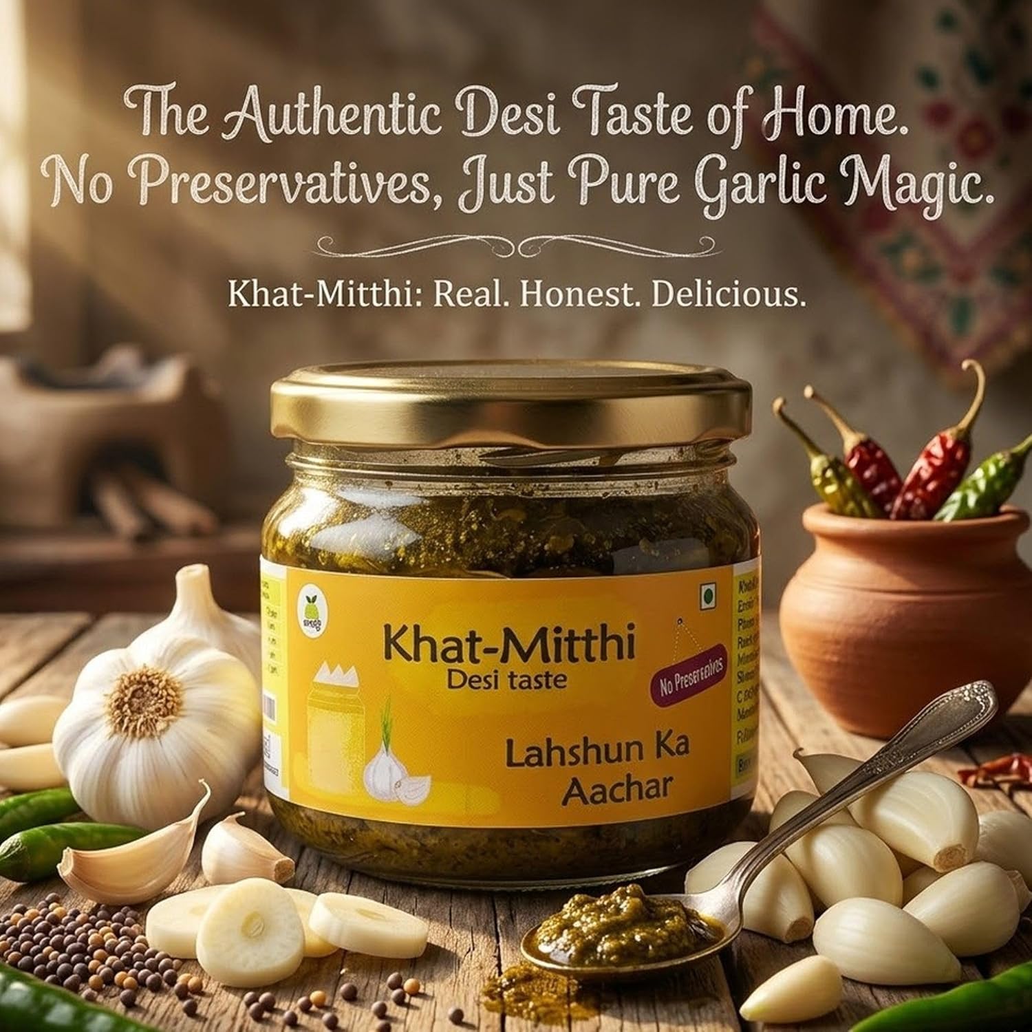 Lahsun Ka Achar | Garlic Pickle