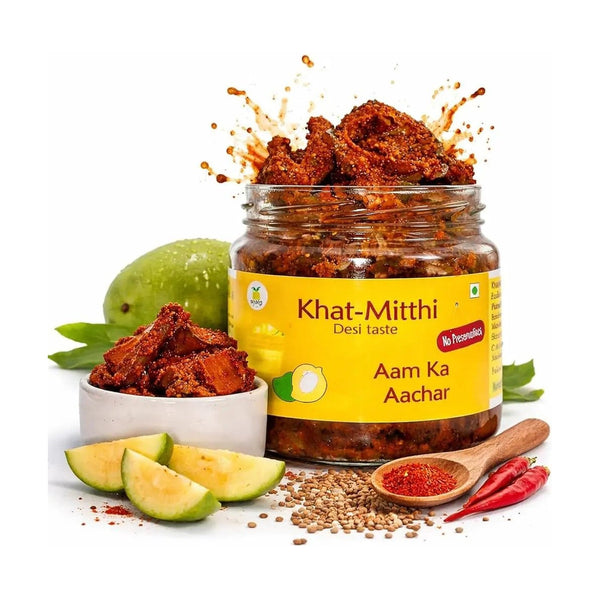 Aam Ka Achar (Homemade Mango Pickle) – Khat Mitthi