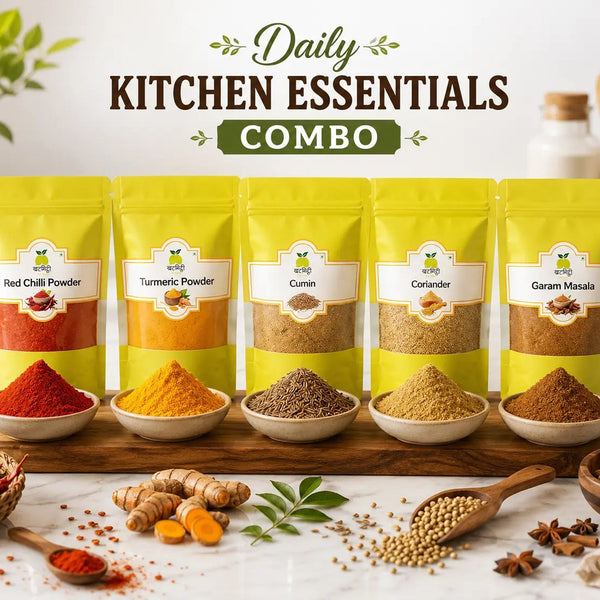 Daily Kitchen Essentials: 5 Spices Combo (450g) – Khat Mitthi